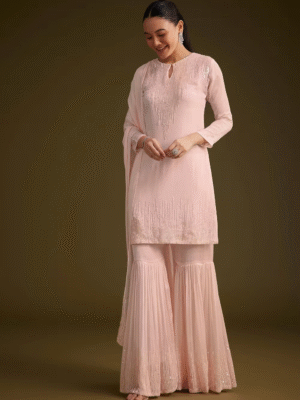 Festive Serenity – Traditional Kurta Set for Pooja Functions
