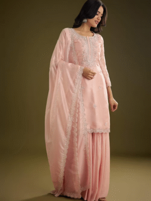 Ivory Muse – Indo-Western Fusion Look