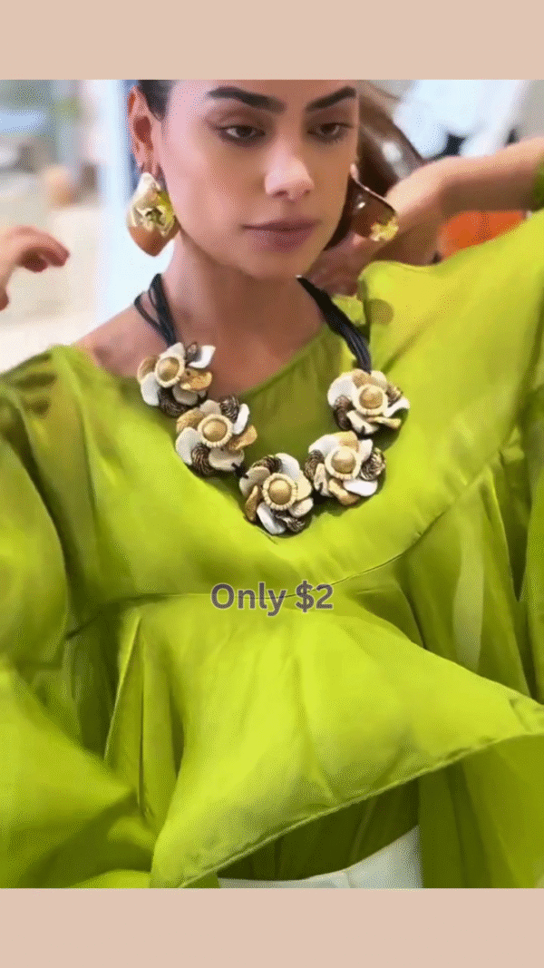 Lime Luxe: Flowing Chiffon Ruffle Top – Only $2! - Image 5