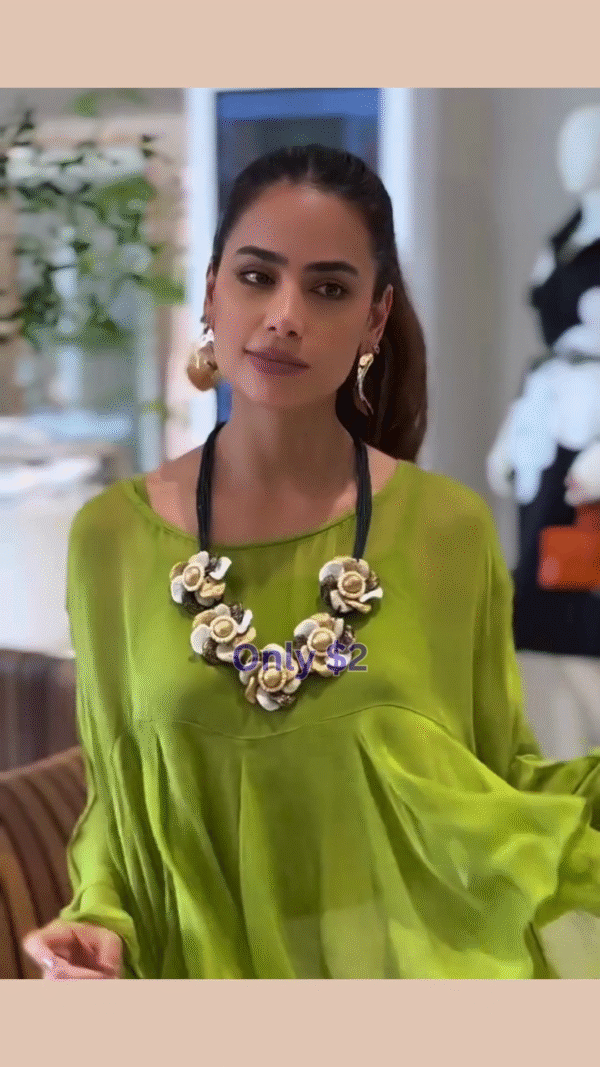 Lime Luxe: Flowing Chiffon Ruffle Top – Only $2! - Image 3